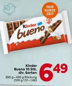 Billa Kinder Bueno 10 Stk. div. Sorten Angebot
