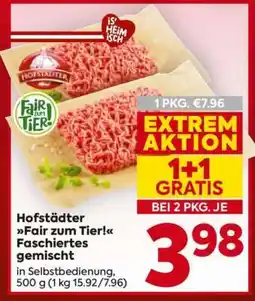 Billa Hofstädter Fair zum Tier! Faschiertes gemischt Angebot