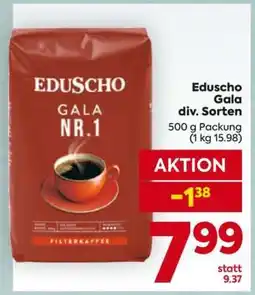 Billa Eduscho Gala div. Sorten Angebot