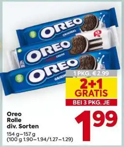 Billa Oreo Rolle div. Sorten Angebot