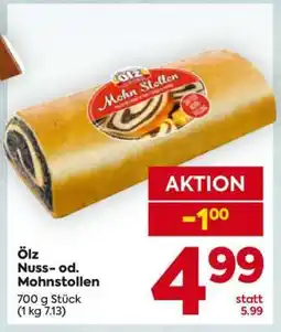 Billa Ölz Nuss- od. Mohnstollen Angebot