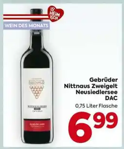 Billa Gebrüder Nittnaus Zweigelt Neusiedlersee DAC Angebot