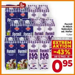 Billa Formil H-Milch Vollmilch od. Hafer Angebot