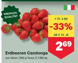 MPreis Erdbeeren Candonga Angebot