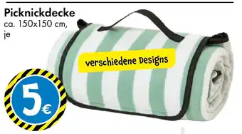 TEDi Picknickdecke Angebot