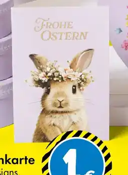 TEDi Glückwunschkarte Angebot