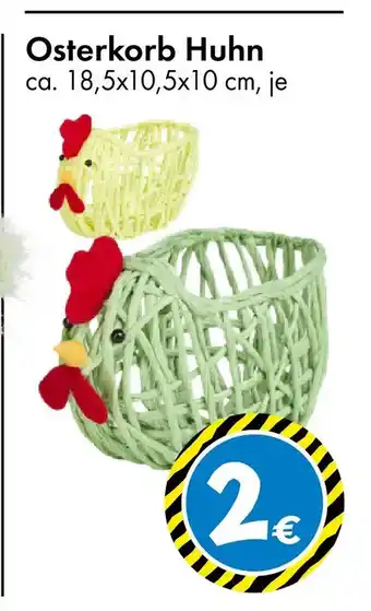 Osterkorb Huhn