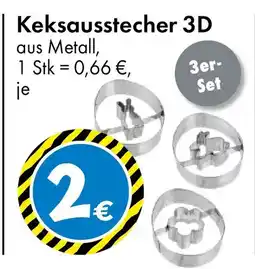 TEDi Keksausstecher 3D Angebot