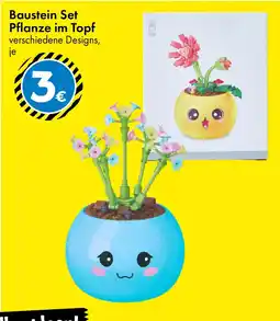 TEDi Baustein Set Pflanze im Topf Angebot