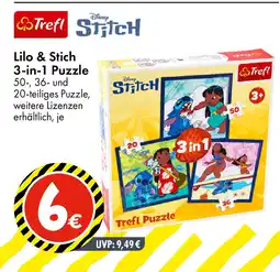 TEDi Lilo & Stich 3-in-1 Puzzle Angebot