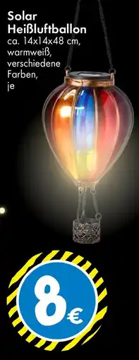 TEDi Solar Heißluftballon Angebot
