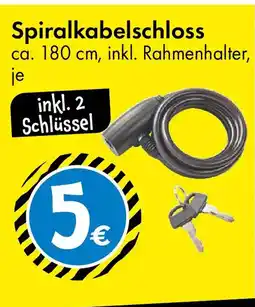 TEDi Spiralkabelschloss Angebot