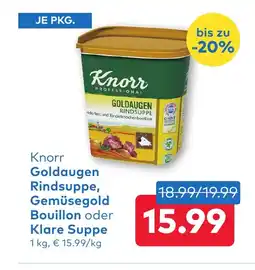 T&G Goldaugen Rindsuppe, Gemüsegold Bouillon oder Klare Suppe Angebot