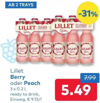 T&G Lillet berry oder peach Angebot