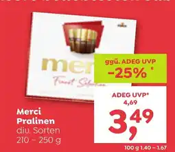 ADEG Merci Pralinen Angebot