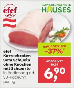 ADEG Karreebraten vom Schwein ohne Knochen mit Schwarte Angebot