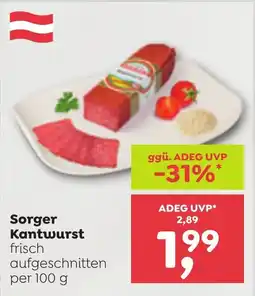ADEG Kantwurst Angebot