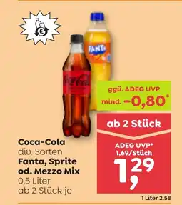 ADEG Coca-Cola Fanta Sprite od. Mezzo Mix Angebot