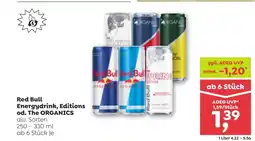 ADEG Red Bull Energydrink, Editions od. The ORGANICS Angebot