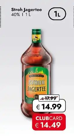 Travel FREE Stroh Jagertee Angebot
