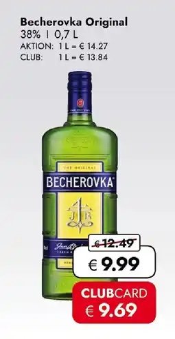 Travel FREE Becherovka Original Angebot