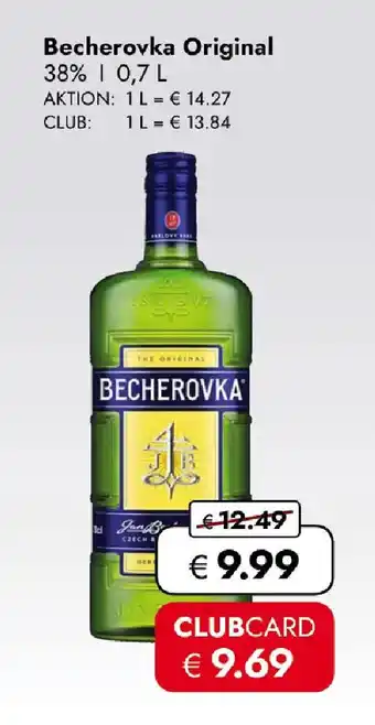 Travel FREE Becherovka Original Angebot