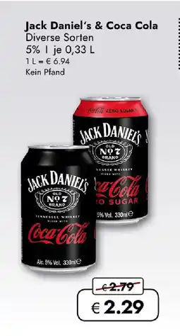 Travel FREE Jack Daniel's & Coca Cola Angebot