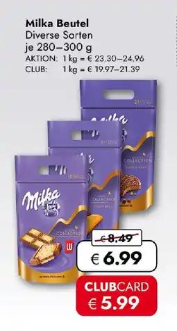 Travel FREE Milka Beutel Angebot