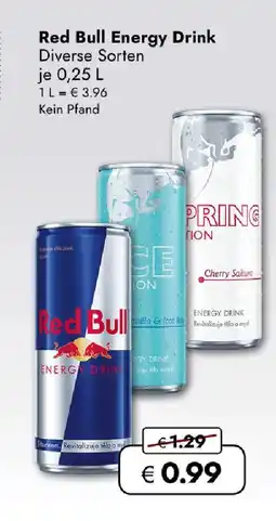 Travel FREE Red Bull Energy Drink Angebot