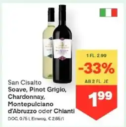 MPreis Soave Pinot Grigio Chardonnay Montepulciano d'Abruzzo oder Chianti Angebot