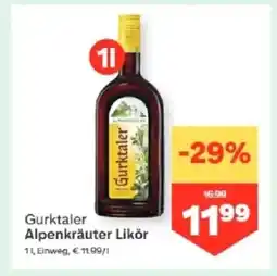 MPreis Alpenkräuter Likör Angebot