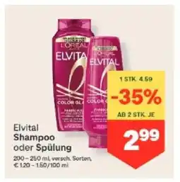 MPreis Shampoo oder Spülung Angebot