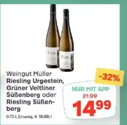 MPreis Riesling Urgestein Grüner Veltliner Süßenberg oder Riesling Süßen berg Angebot