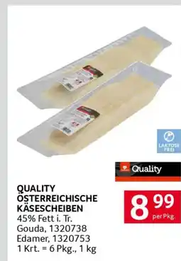 Transgourmet Österreichische käsescheiben Angebot