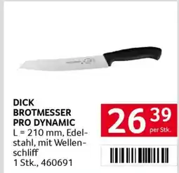 Transgourmet Brotmesser pro dynamic Angebot