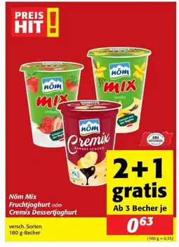Nah&Frisch Fruchtjoghurt oder Cremix Dessertjoghurt Angebot