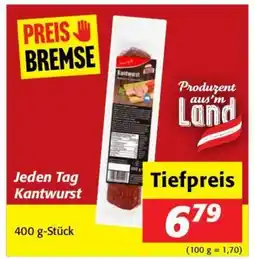 Nah&Frisch Jeden Tag Kantwurst Angebot