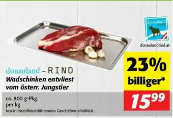 Nah&Frisch Wadschinken entvliest vom österr Jungstier Angebot