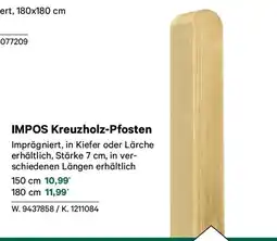 Lagerhaus Kreuzholz Pfosten Angebot