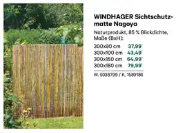 Lagerhaus Sichtschutz matte Nagoya Angebot