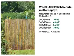 Lagerhaus Sichtschutz matte Nagoya Angebot