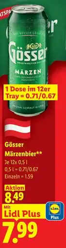 Lidl Gösser Märzen Angebot