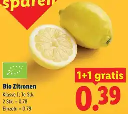 Lidl Bio Zitronen Angebot