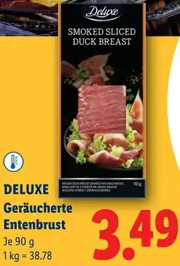 Lidl Deluxe Geräucherte Entenbrust Angebot