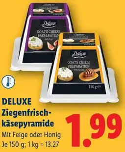 Lidl Deluxe Ziegenfrischkäsepyramide Angebot