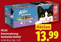 Lidl Felix Katzennahrung Gemischte Vielfalt Angebot