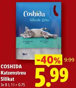 Lidl Coshida Katzenstreu Silikat Angebot