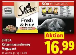 Lidl Sheba Katzennassnahrung Megapack Angebot