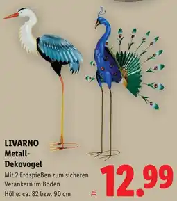 Lidl Livarno metall dekovogel Angebot