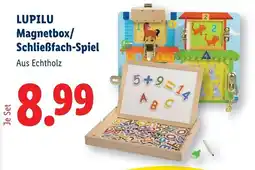 Lidl Lupilu magnetbox schließfach spiel Angebot